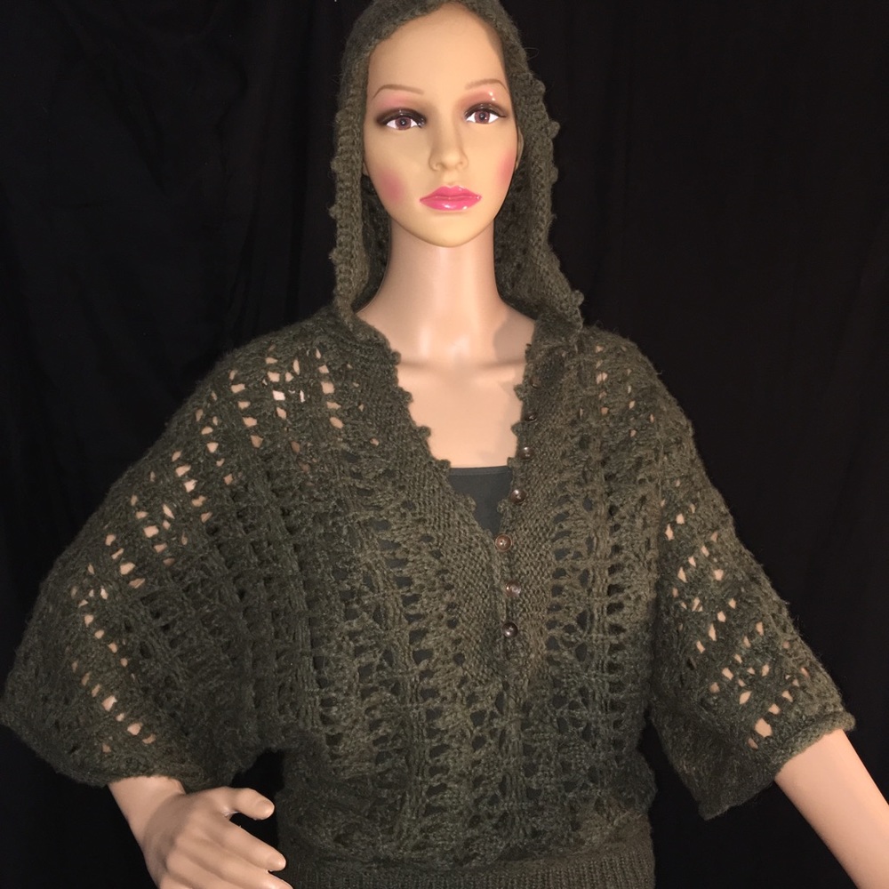 Vintage Free People hooded Sweater